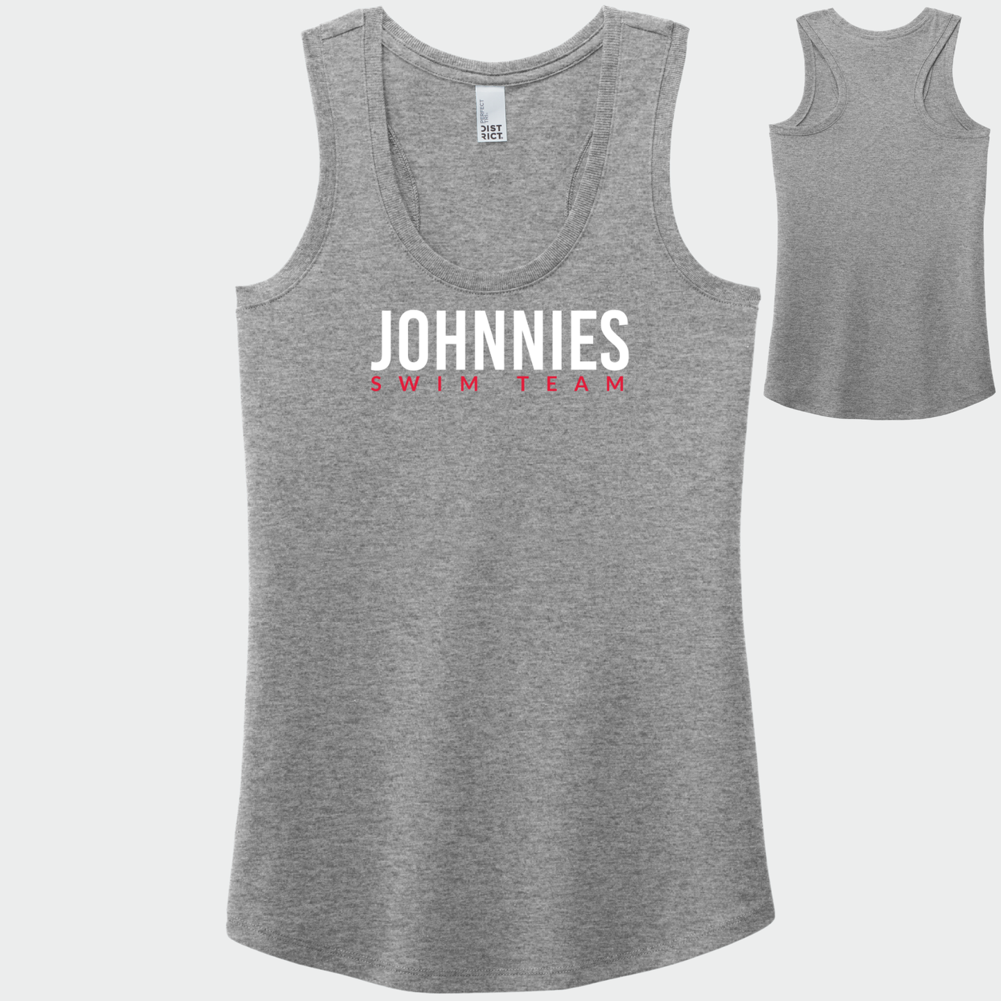 JS: Johnnies Swim Women's Triblend Racerback Tank Top