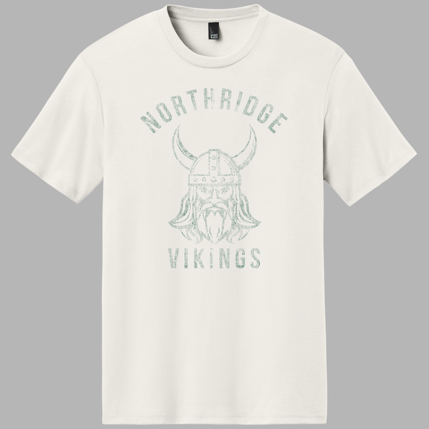NRS: Northridge Vikings *Distressed Graphic* Blended T-Shirt
