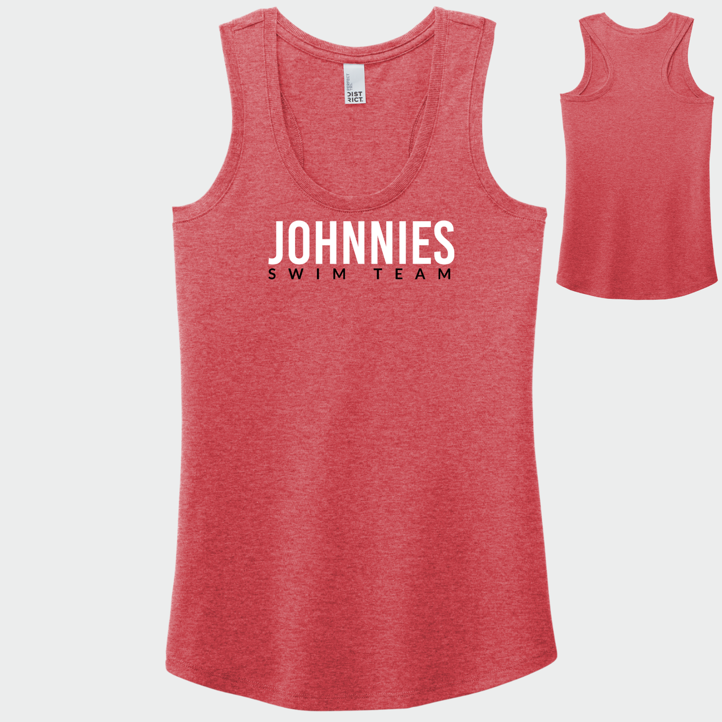JS: Johnnies Swim Women's Triblend Racerback Tank Top