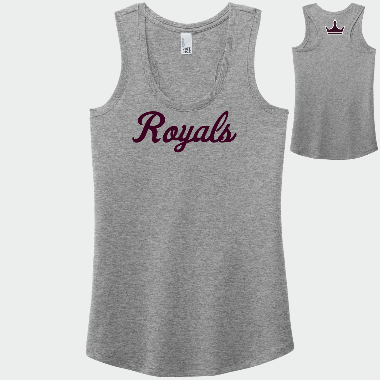 TCR: Royals Script, Women's Racerback Tank