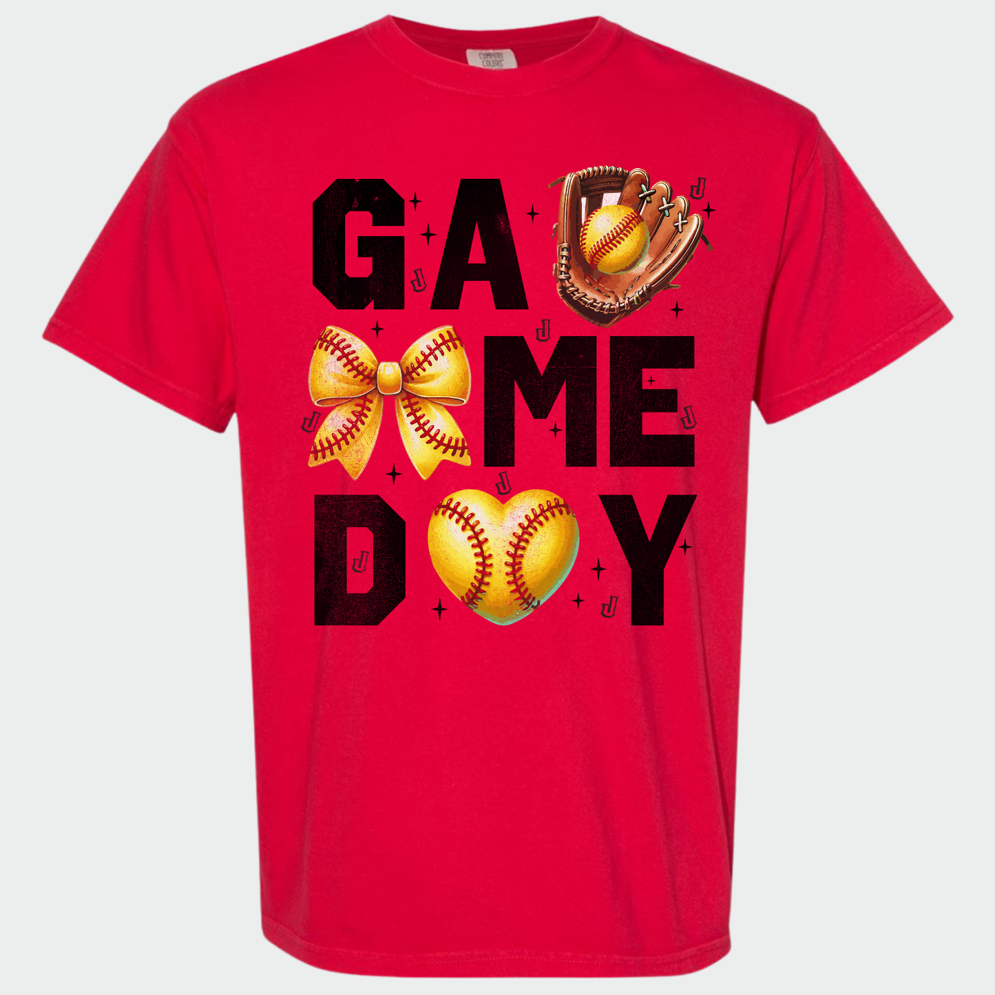 JYAA: Softball Game Day *distressed* T-Shirt
