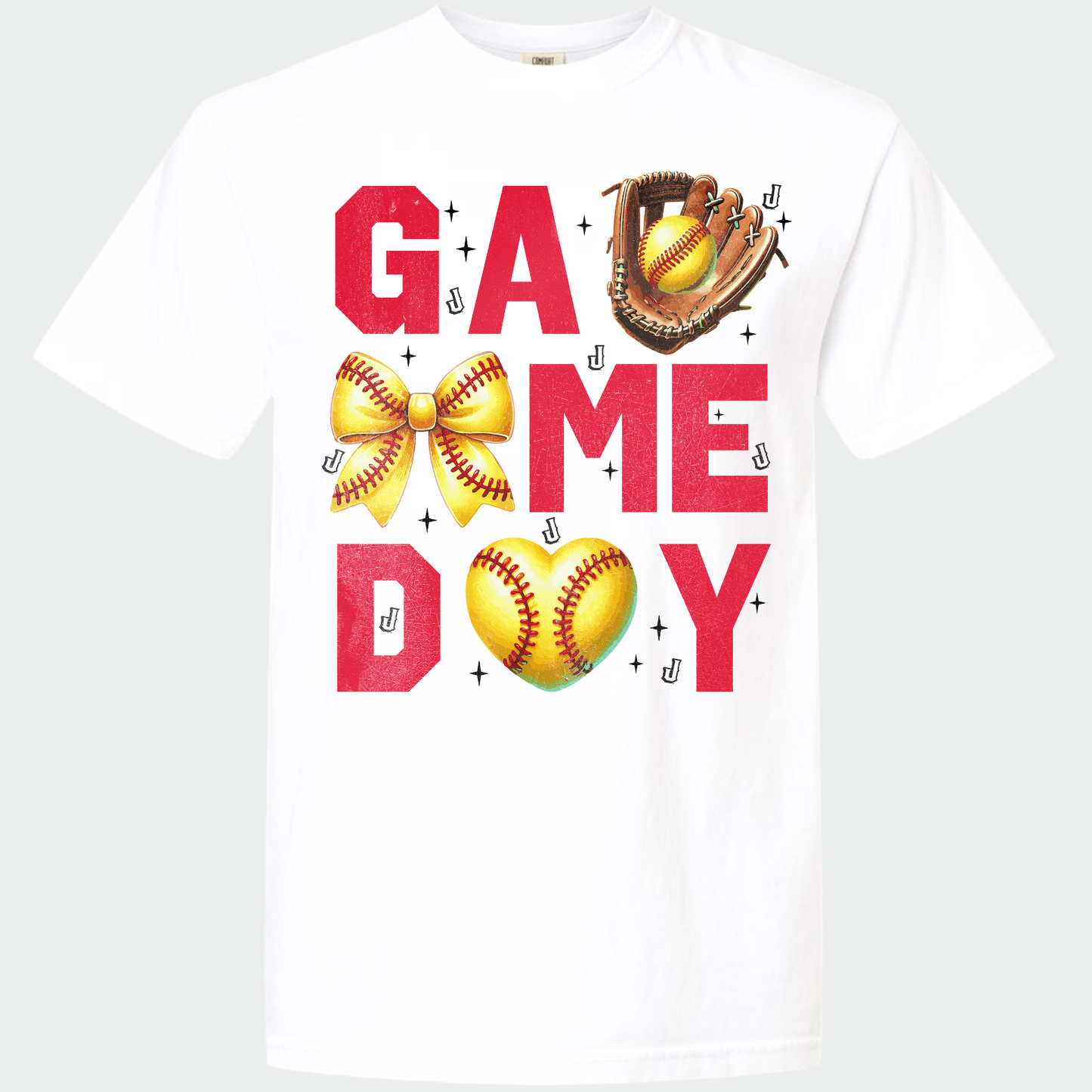 JYAA: Softball Game Day *distressed* T-Shirt