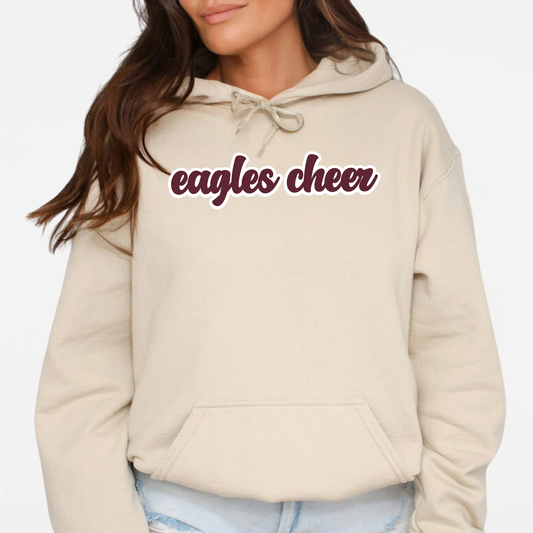 NAYCHEER: Eagles Cheer Hooded Sweatshirt