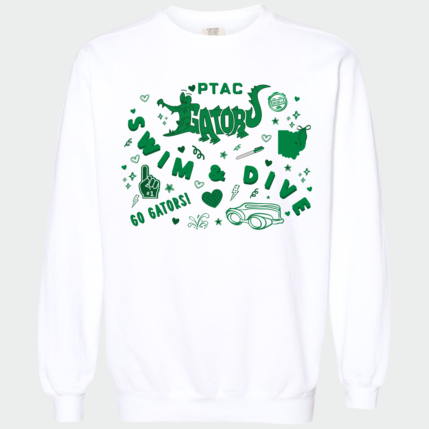 PTAC: Gators Collage Vintage Crew Sweatshirt