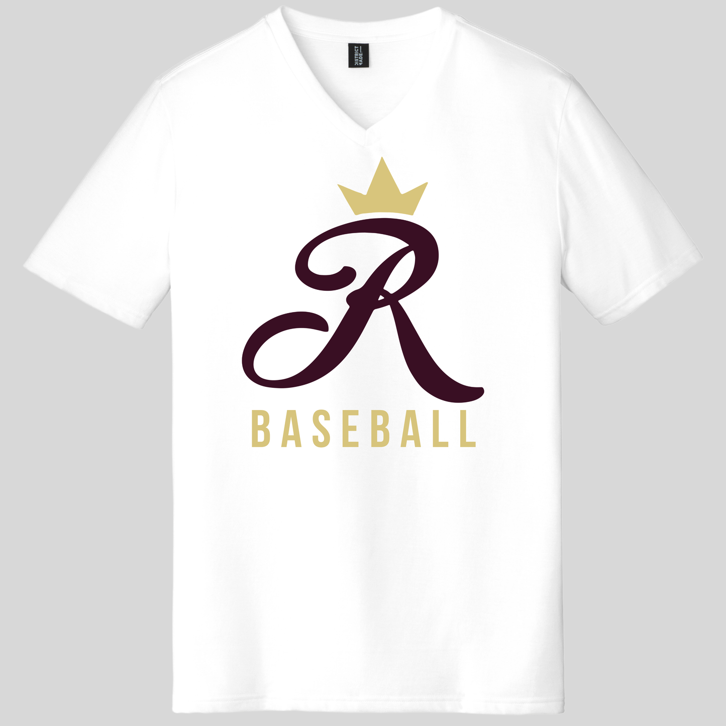 TCR: Crown R Baseball, V-Neck Tee