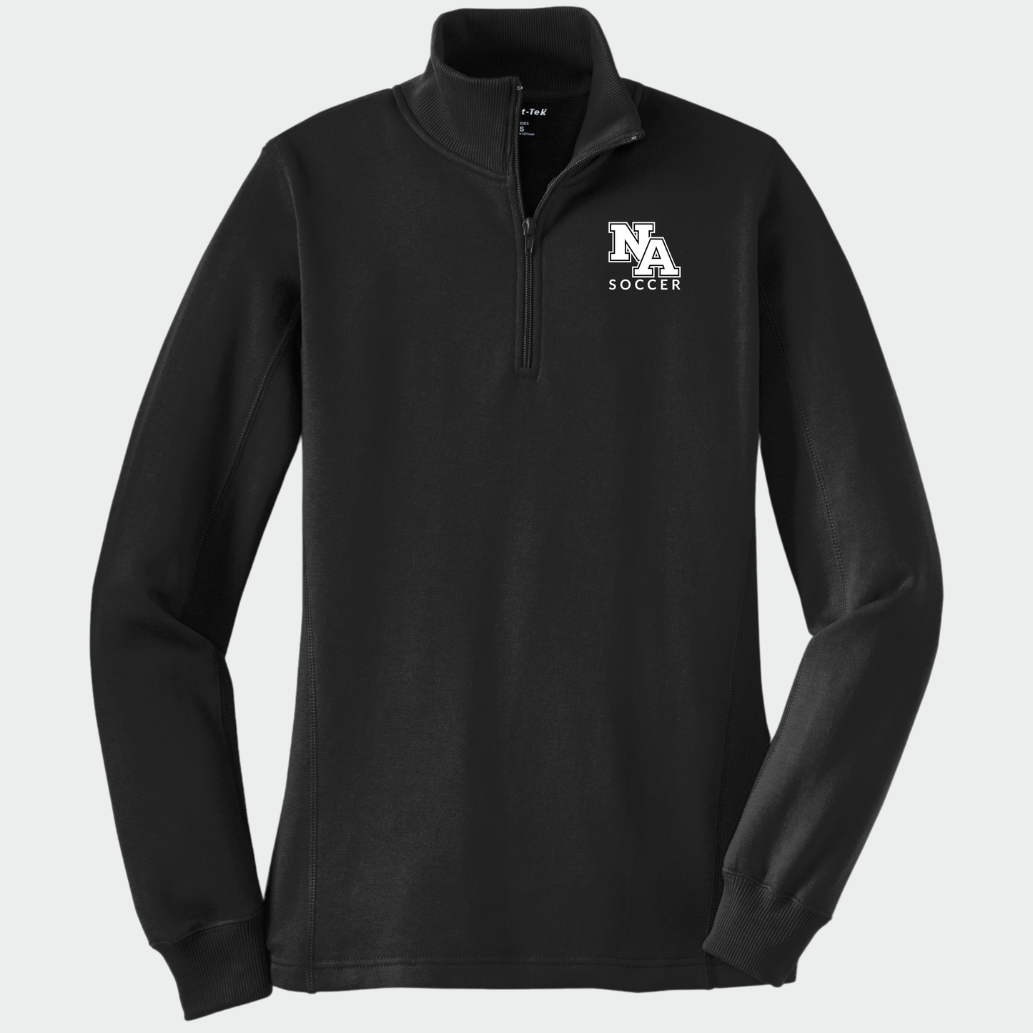 NAGS: NA Soccer, Embroidered, Women's Quarter-Zip Sweatshirt