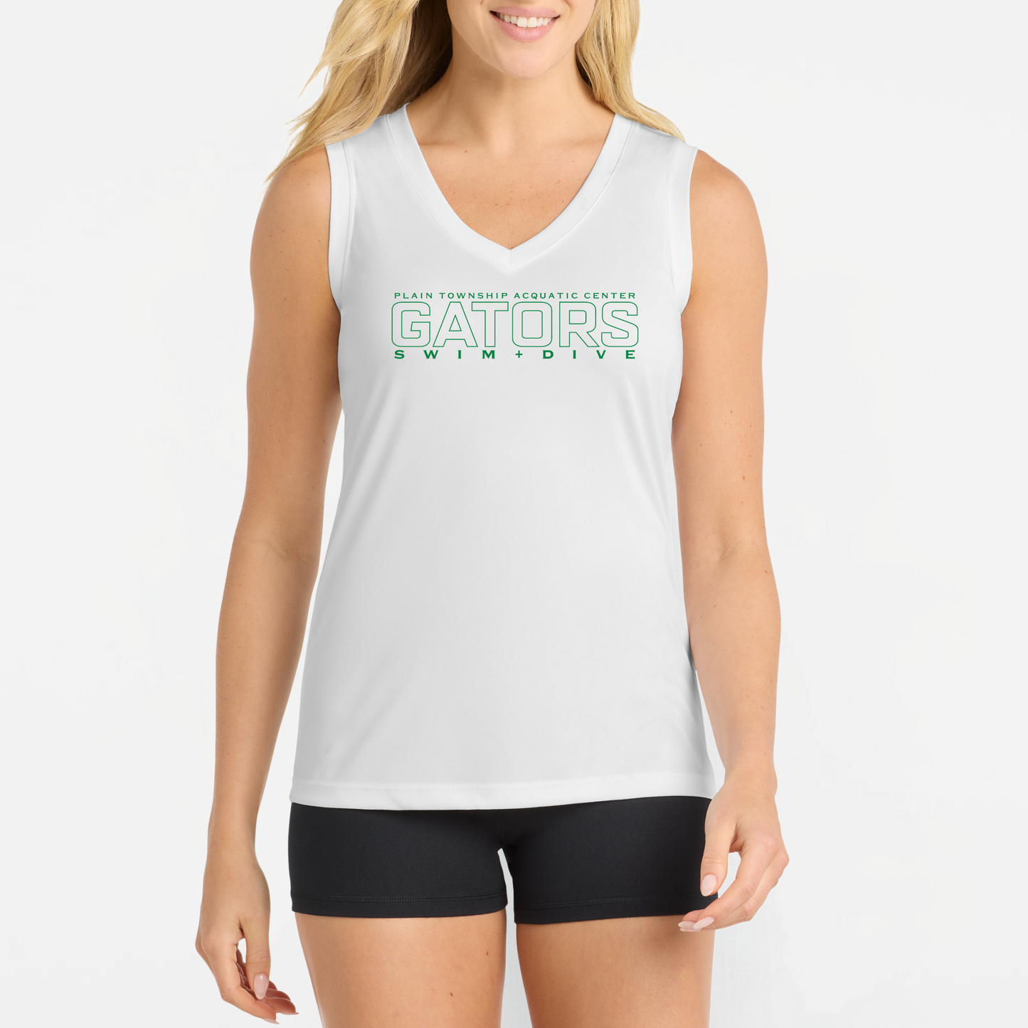 PTAC: Gators Women's Tech Sleeveless V-Neck Tee