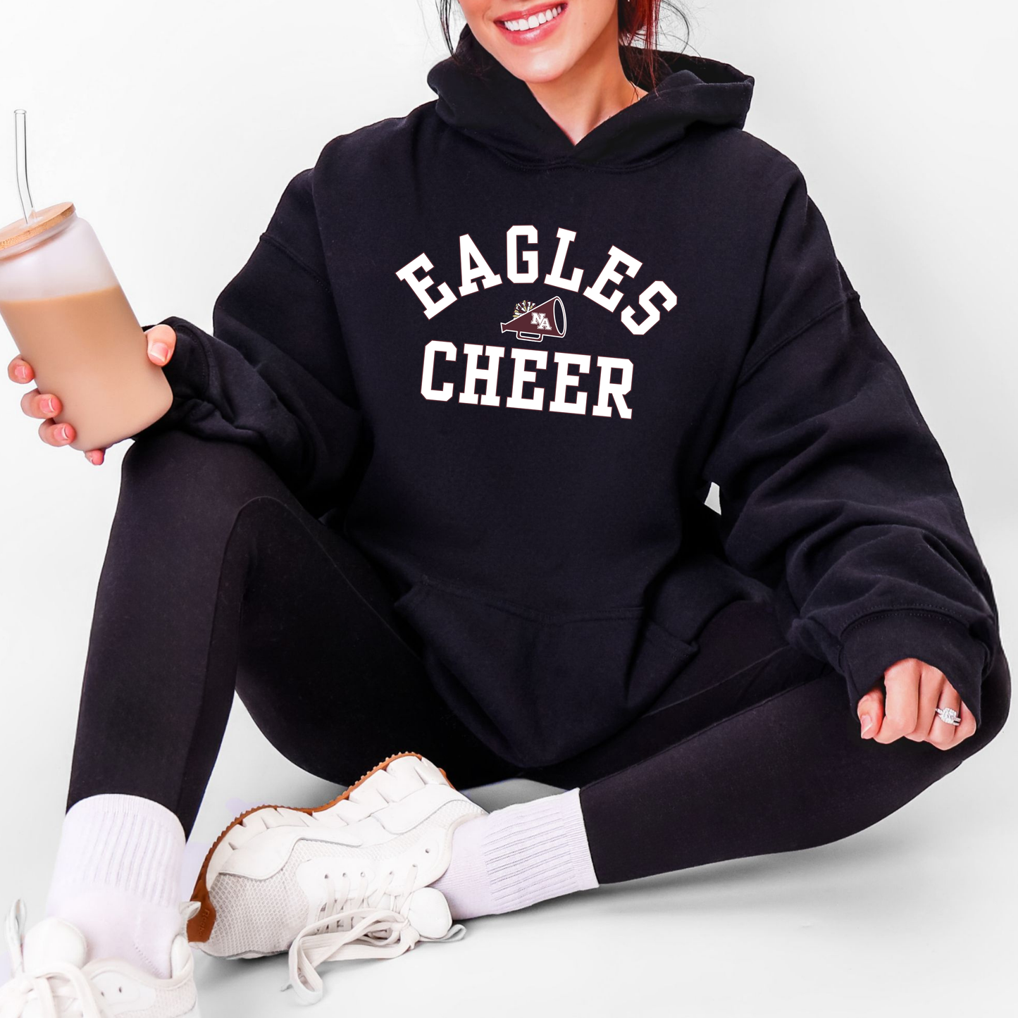 NAYCheer: Eagles Cheer Megaphone Hooded Sweatshirt
