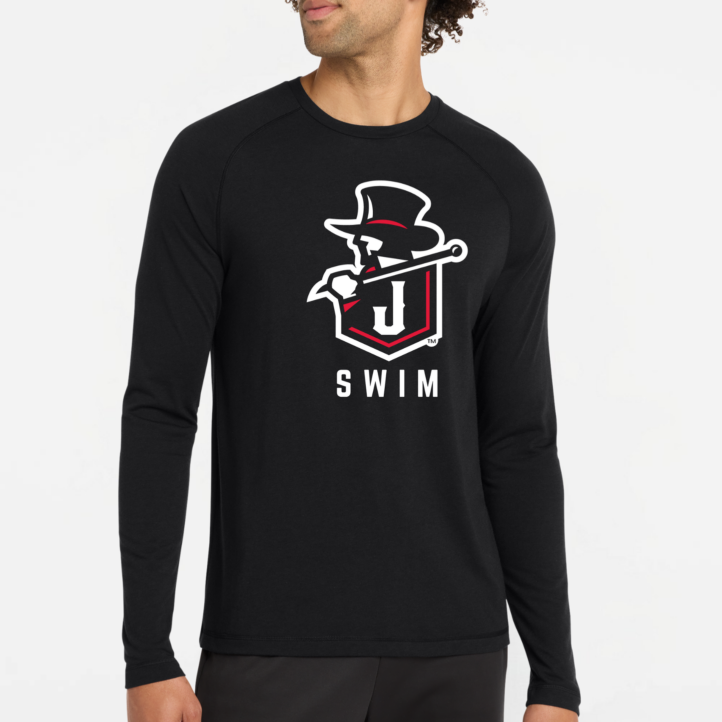 JS: Johnstown Swim Raglan Long Sleeve Triblend Tech T-Shirt