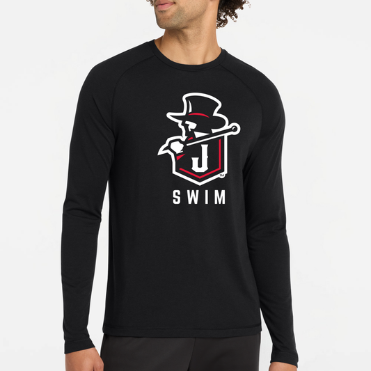 JS: Johnstown Swim Raglan Long Sleeve Triblend Tech T-Shirt