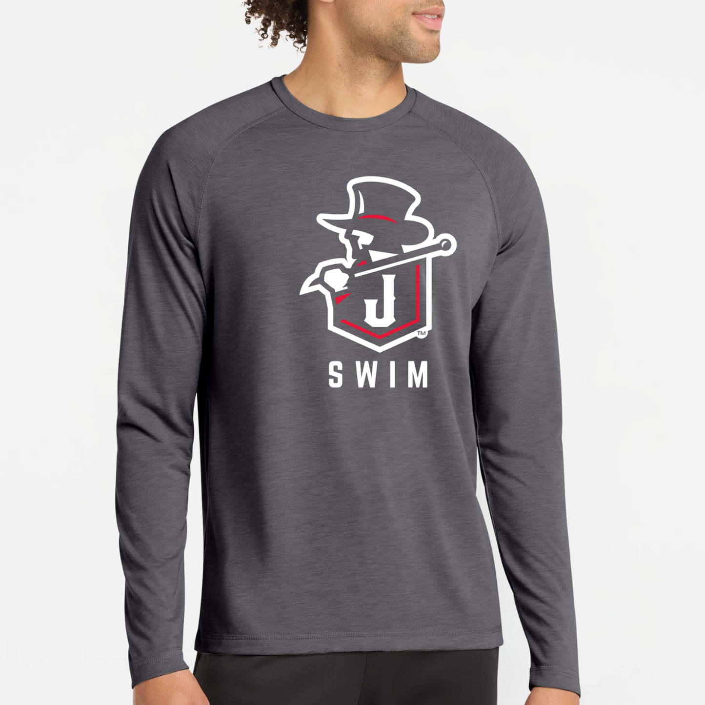 JS: Johnstown Swim Raglan Long Sleeve Triblend Tech T-Shirt