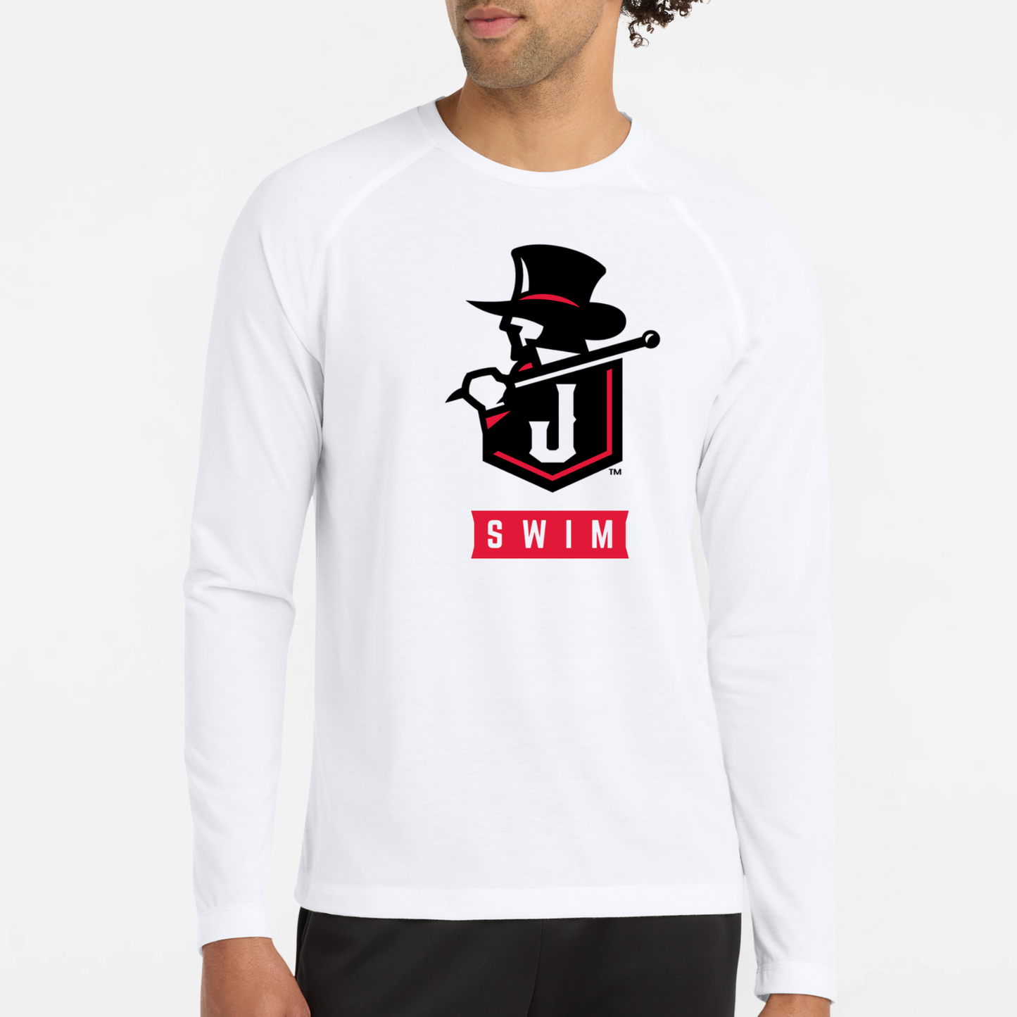JS: Johnstown Swim Raglan Long Sleeve Triblend Tech T-Shirt