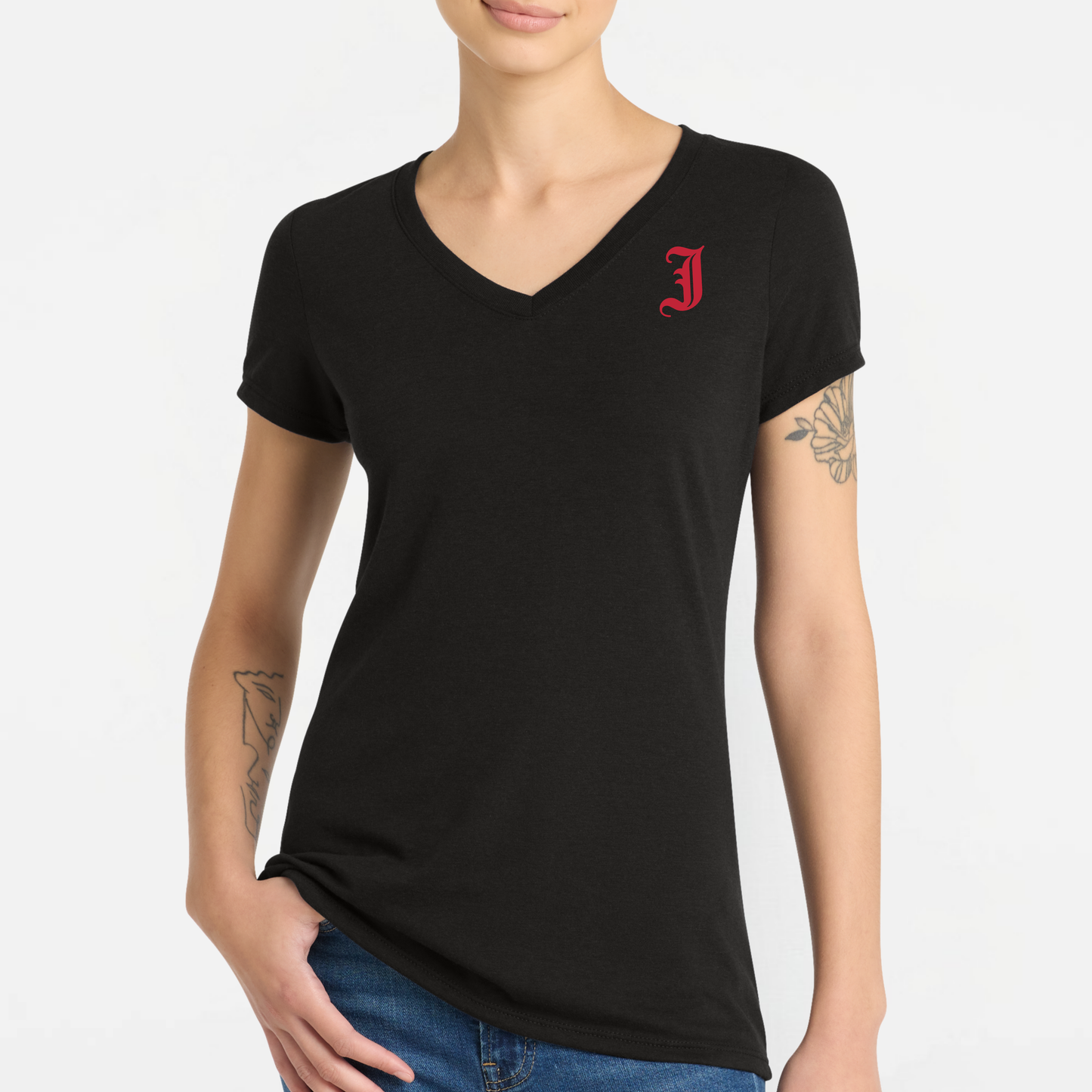 JTB:  Blended Short Sleeve V-Neck T-Shirt
