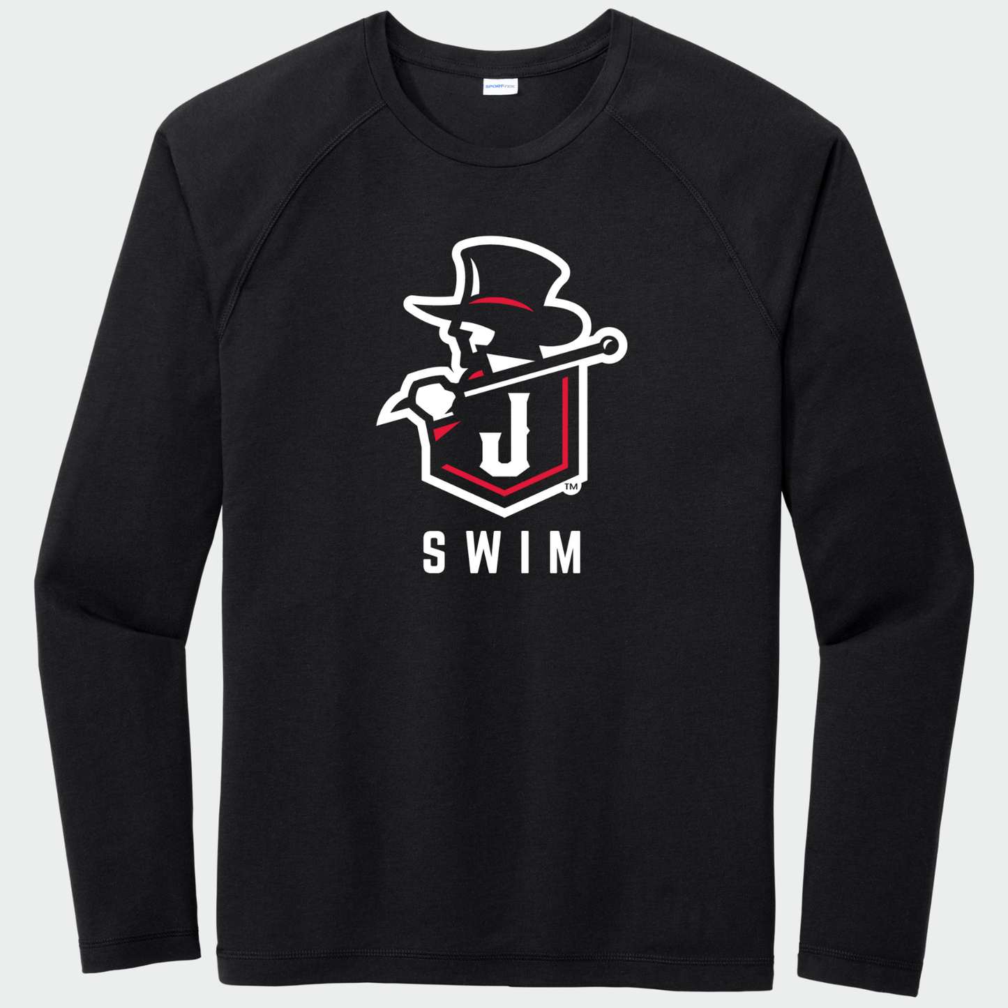 JS: Johnstown Swim Raglan Long Sleeve Triblend Tech T-Shirt