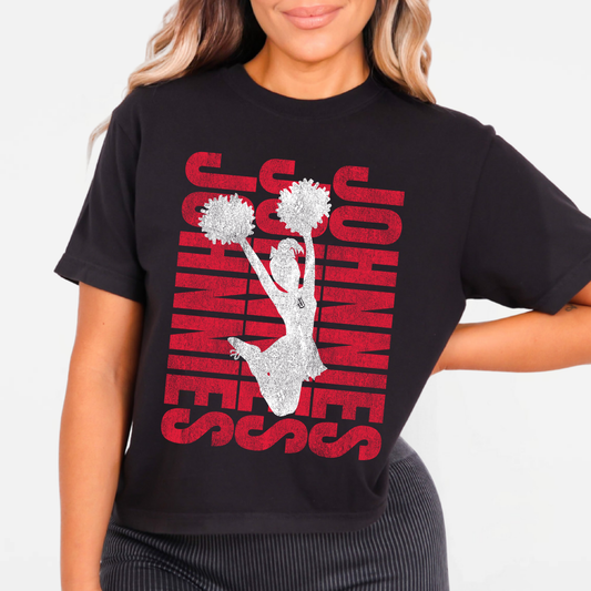 JYAA: Johnnies Cheerleader *distressed* Women's T-Shirt