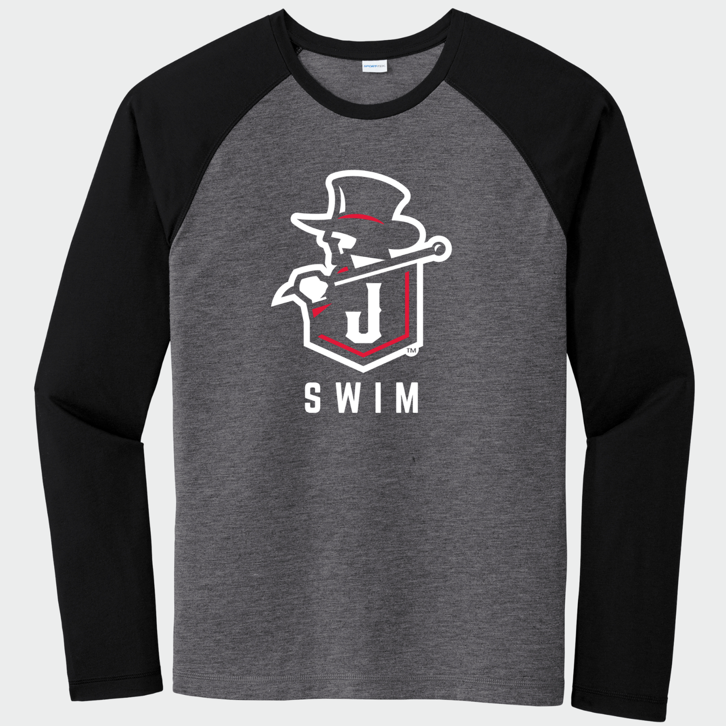 JS: Johnstown Swim Raglan Long Sleeve Triblend Tech T-Shirt