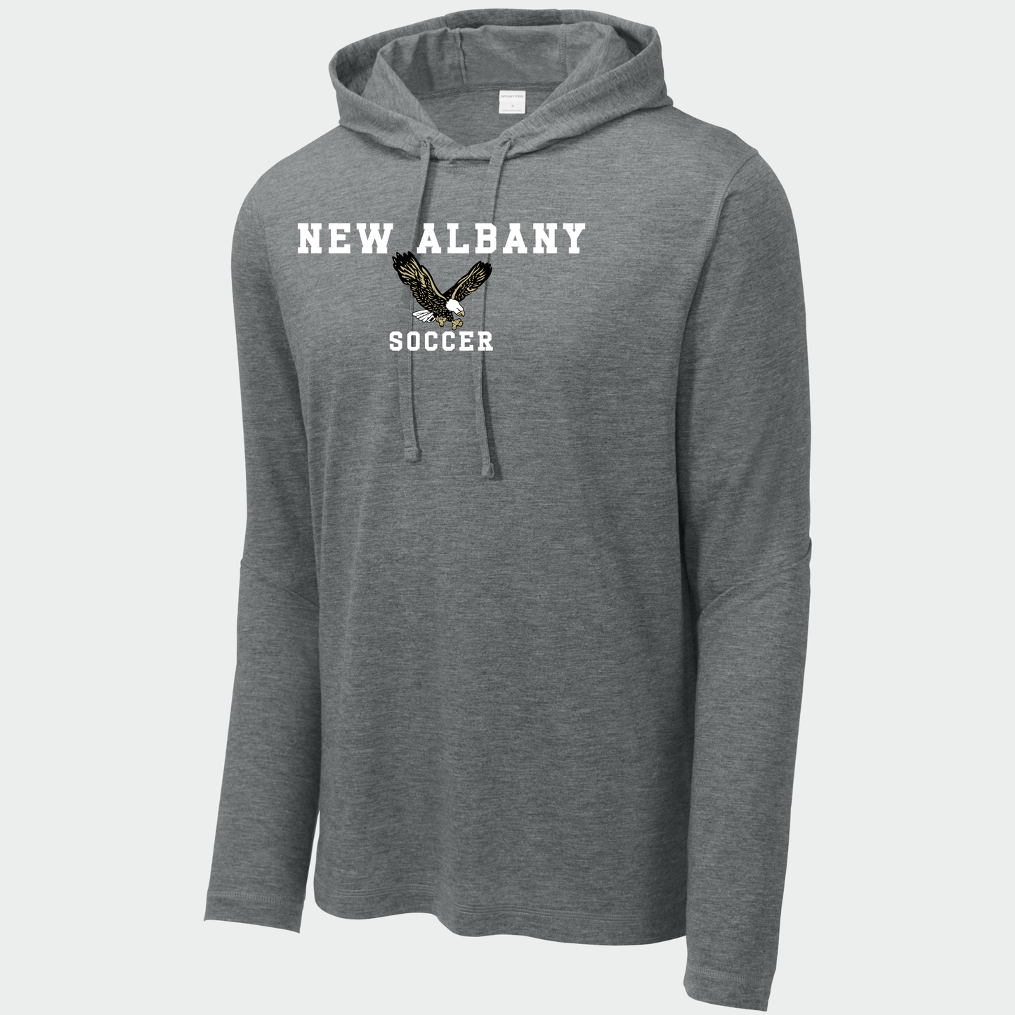 NAGS: New Albany Soccer, Long Sleeve Triblend Tech Hoodie
