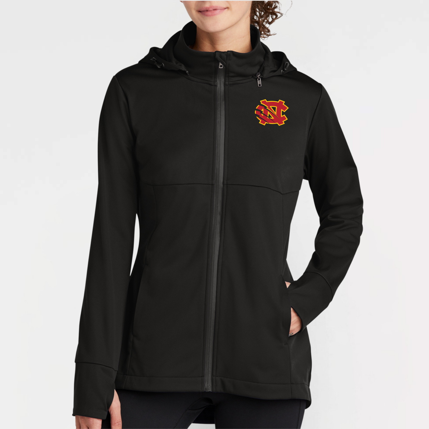 BRUINS: NC Women's Hooded Soft Shell Jacket