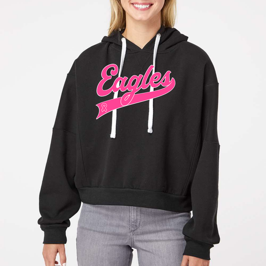 Eagles BCA: Boxy Crop Hooded Sweatshirt