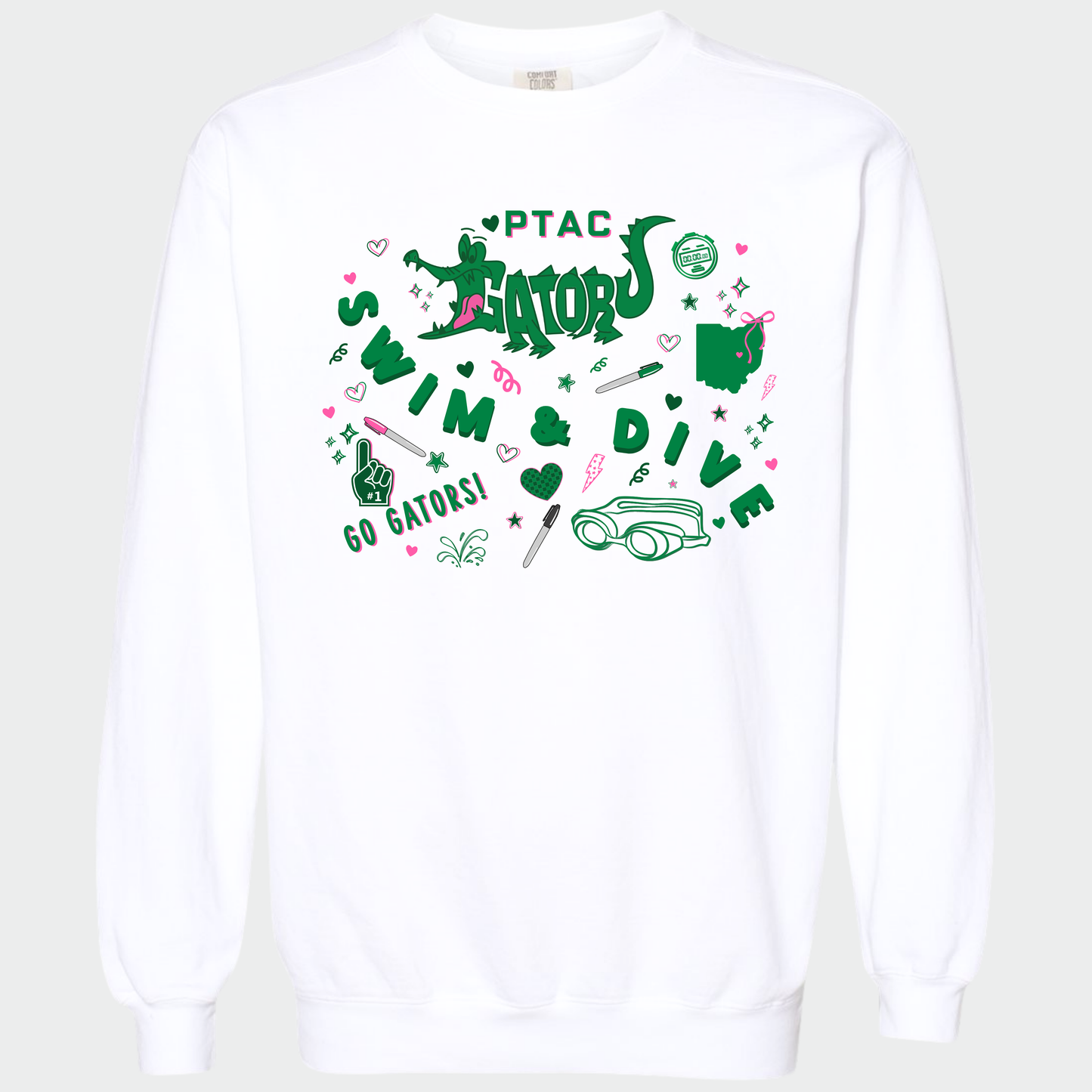 PTAC: Gators Collage Vintage Crew Sweatshirt