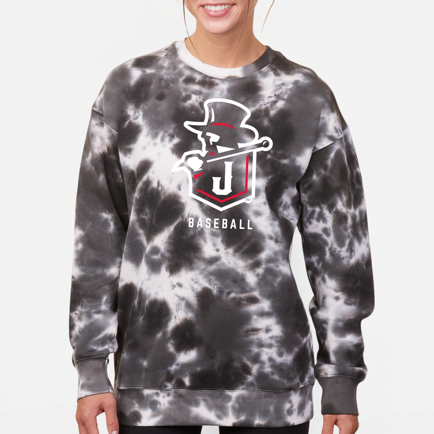 JYAA: Johnstown Johnnie Knockout Logo Tie Dyed Sweatshirt