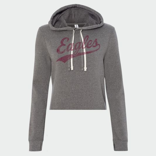 Eagles Cropped Women's Hooded Fleece