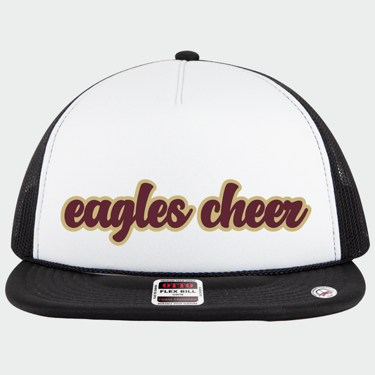 NAYCHEER: Eagles Cheer Mom Flex-Bill Trucker Hat