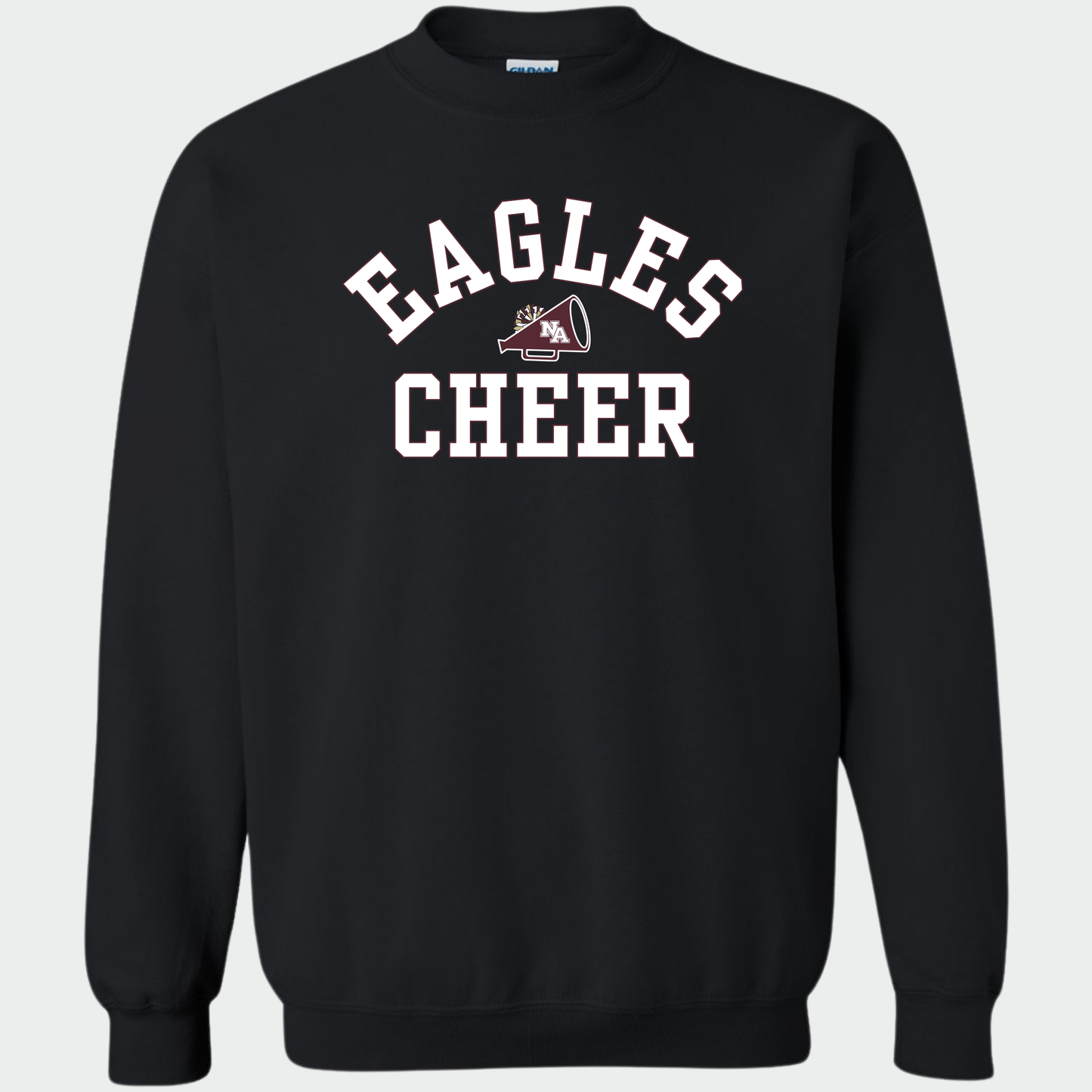 NAYCheer: Eagles Cheer Megaphone Crew Sweatshirt