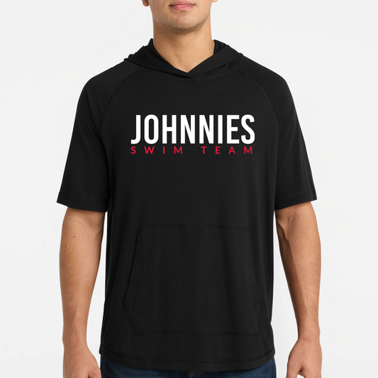 JS: Johnstown Swim Short Sleeve, Hooded Triblend Tech T-Shirt