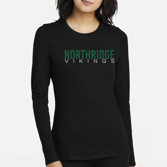 NRS: Northridge Vikings Women's CVC Long Sleeve T-Shirt