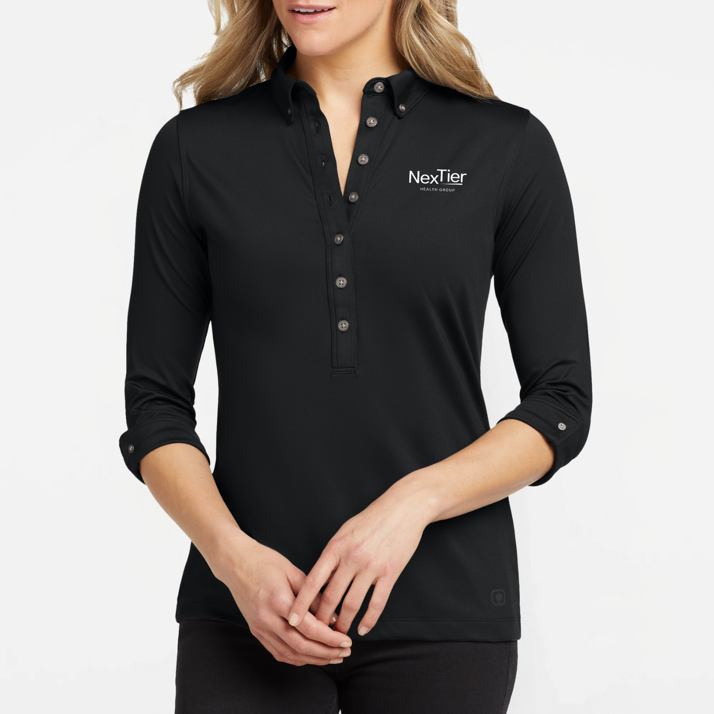 NexTier: Women's Embroidered Gauge Polo