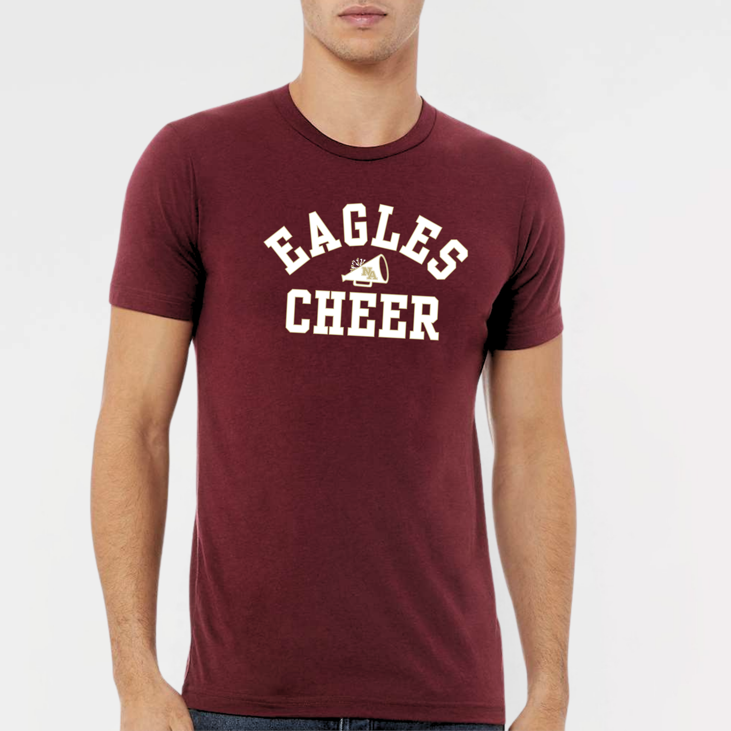 NAYCheer: Eagles Cheer Megaphone Triblend Tee