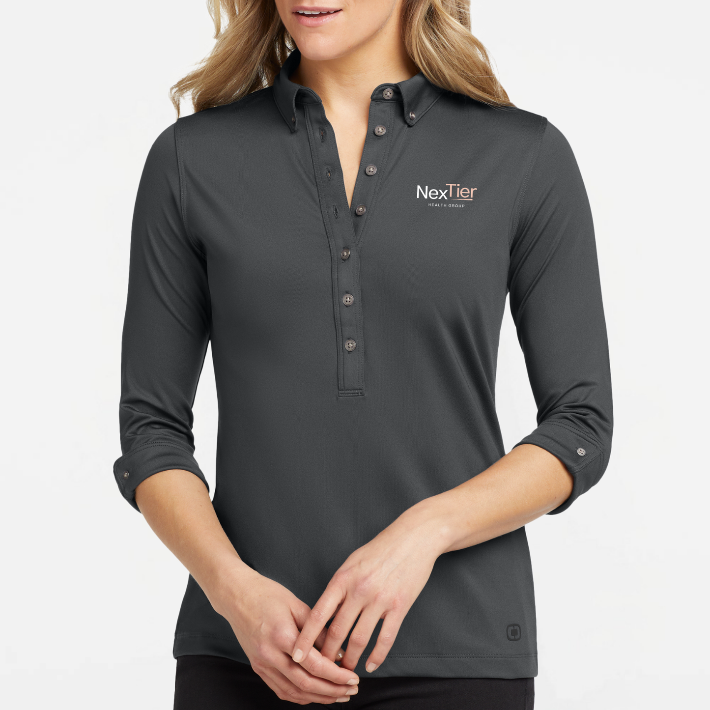 NexTier: Women's Embroidered Gauge Polo