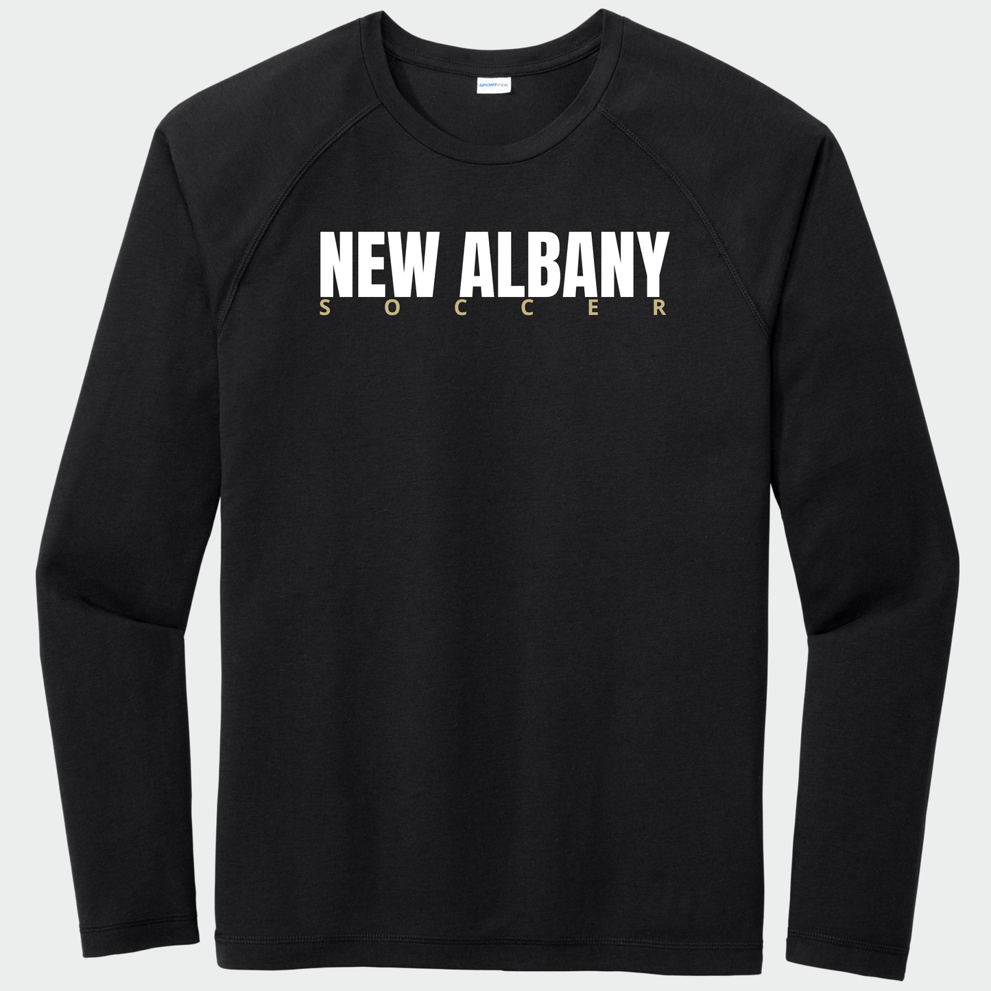 NAGS: New Albany Soccer, Long Sleeve Triblend Tech Tee