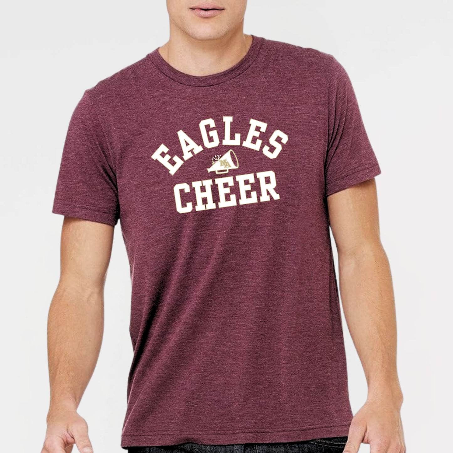 NAYCheer: Eagles Cheer Megaphone Triblend Tee
