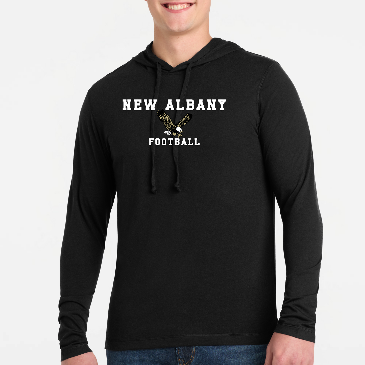 NAFootball: Long Sleeve Triblend Tech Hoodie
