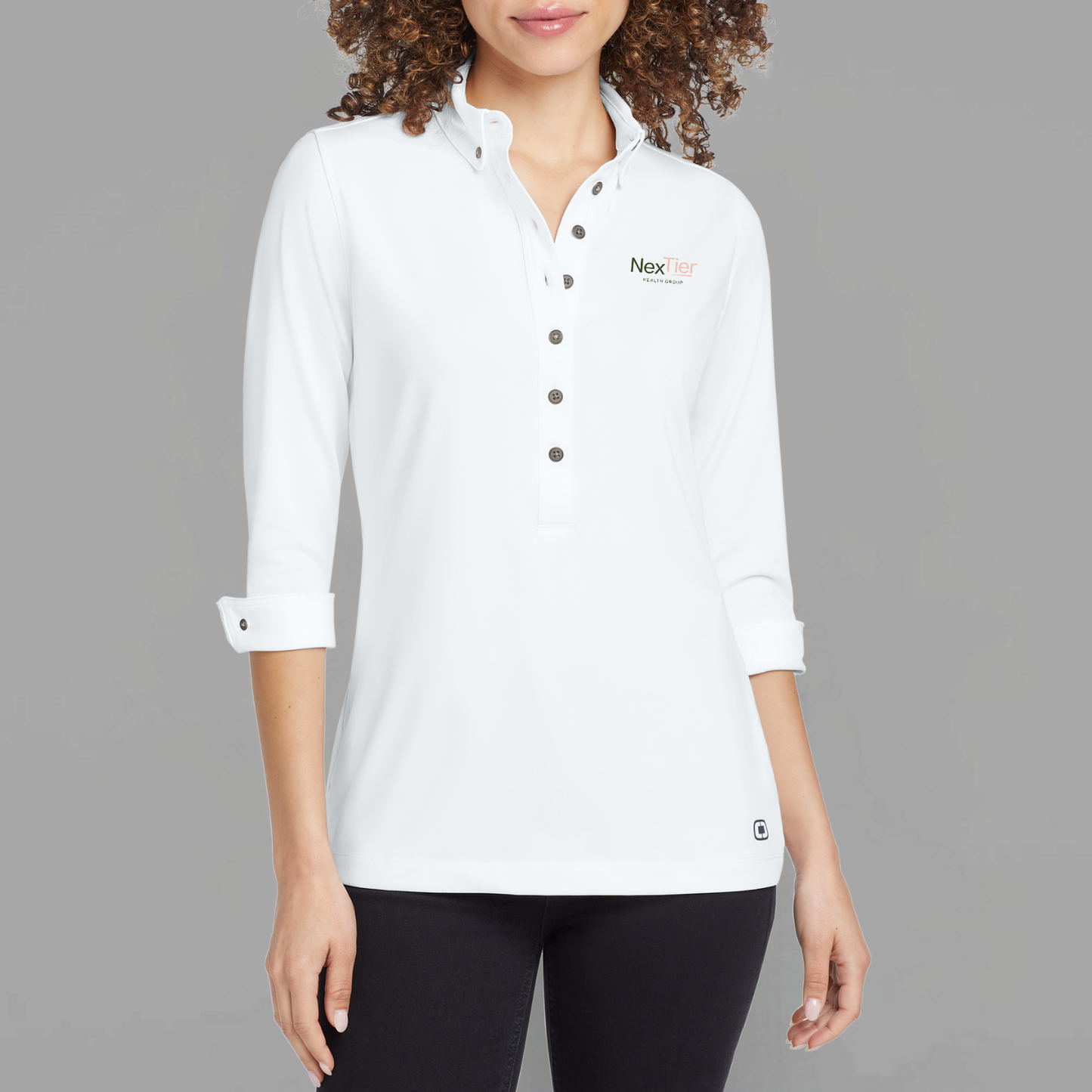 NexTier: Women's Embroidered Gauge Polo