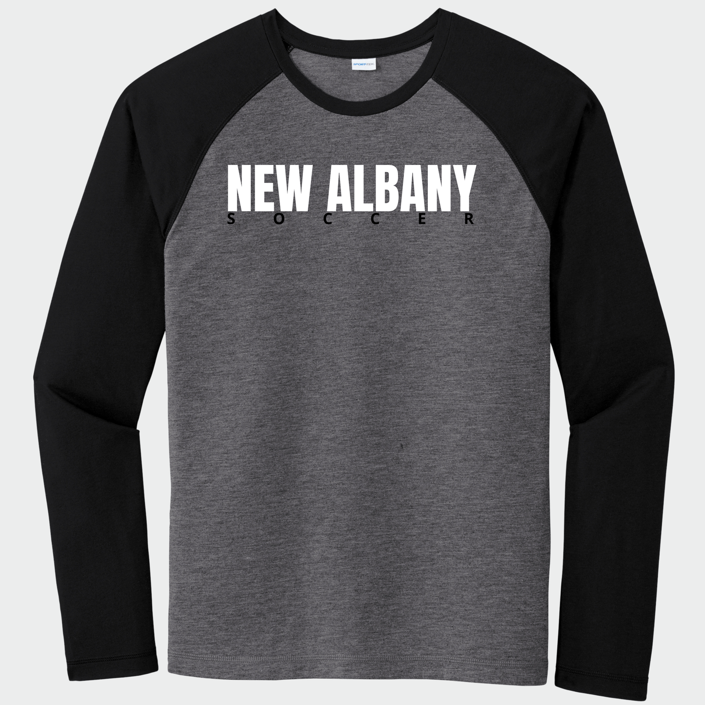 NAGS: New Albany Soccer, Long Sleeve Triblend Tech Tee