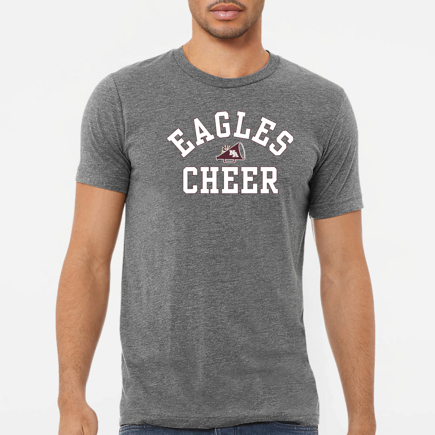 NAYCheer: Eagles Cheer Megaphone Triblend Tee