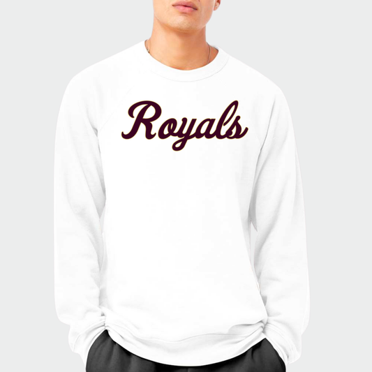 TCR: Royals Script, Sponge Fleece Sweatshirt