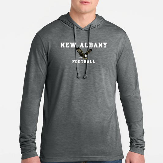 NAFootball: Long Sleeve Triblend Tech Hoodie