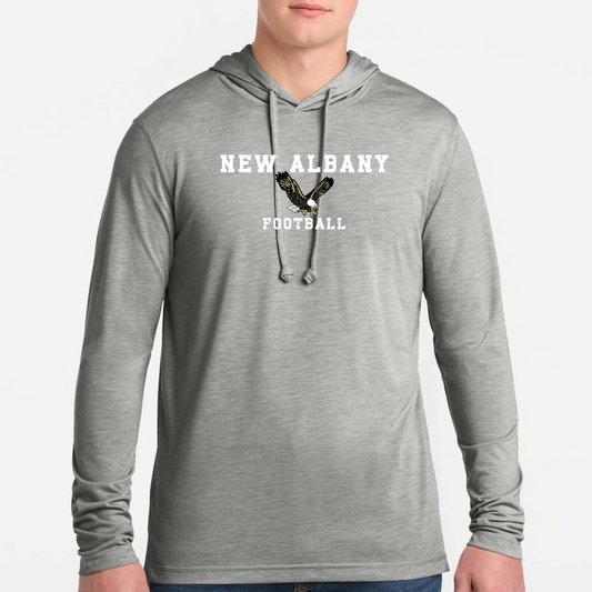 NAFootball: Long Sleeve Triblend Tech Hoodie