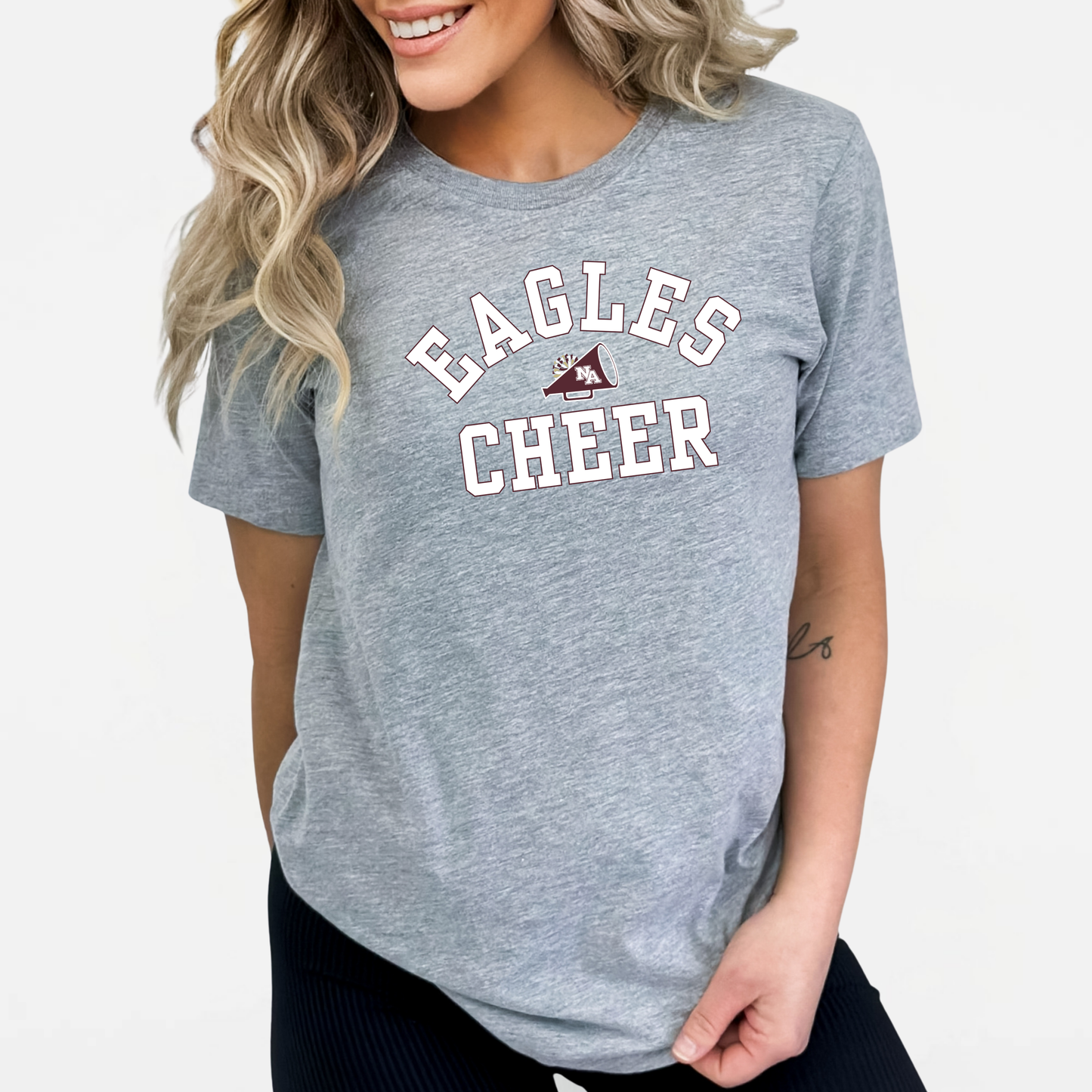 NAYCheer: Eagles Cheer Megaphone Triblend Tee