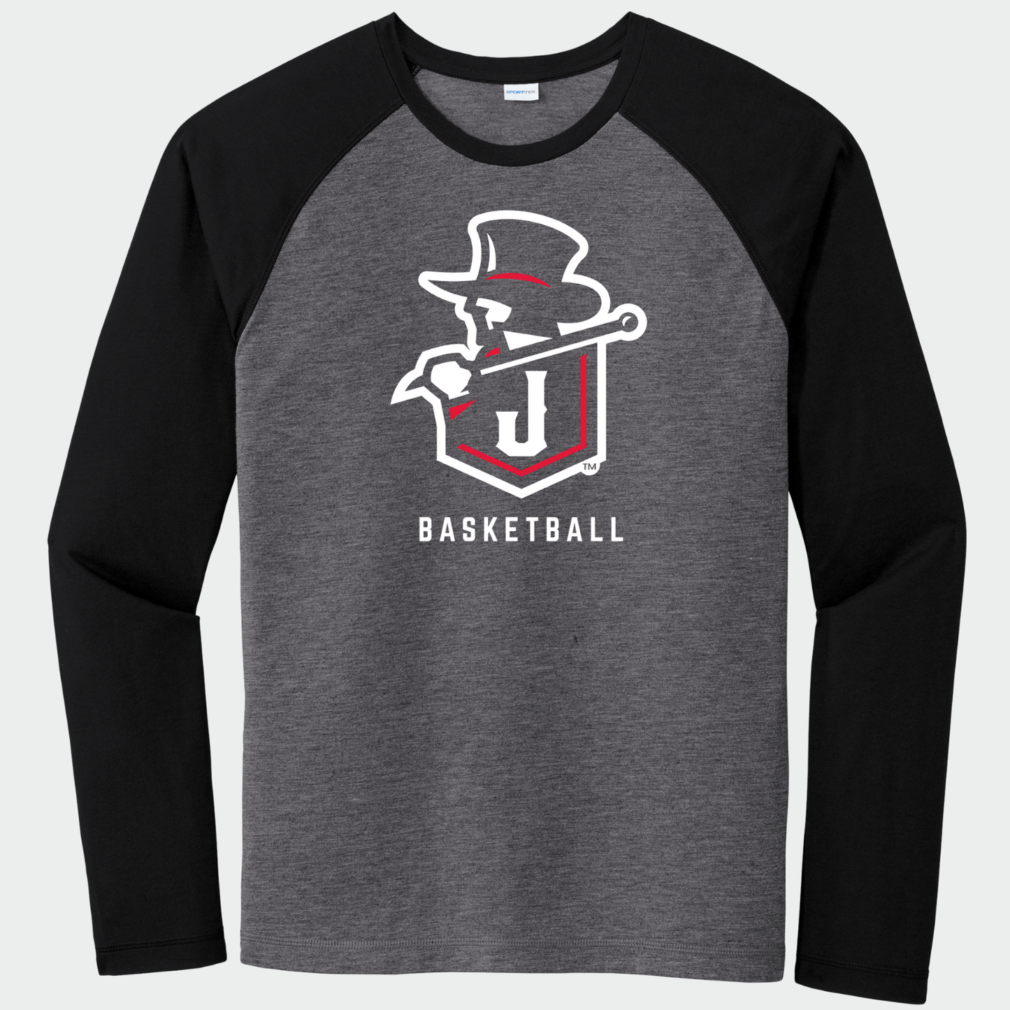 JYAA: Johnstown Basketball Raglan Long Sleeve Triblend Tech T-Shirt