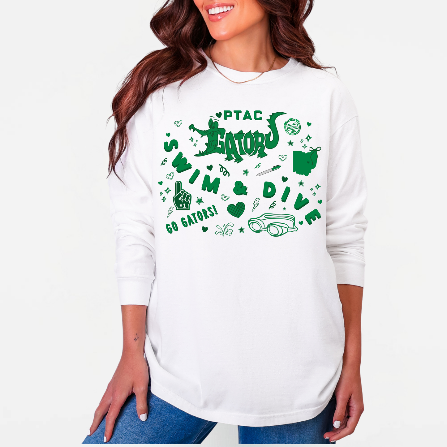 PTAC: Gators Collage Vintage Long Sleeve Tee