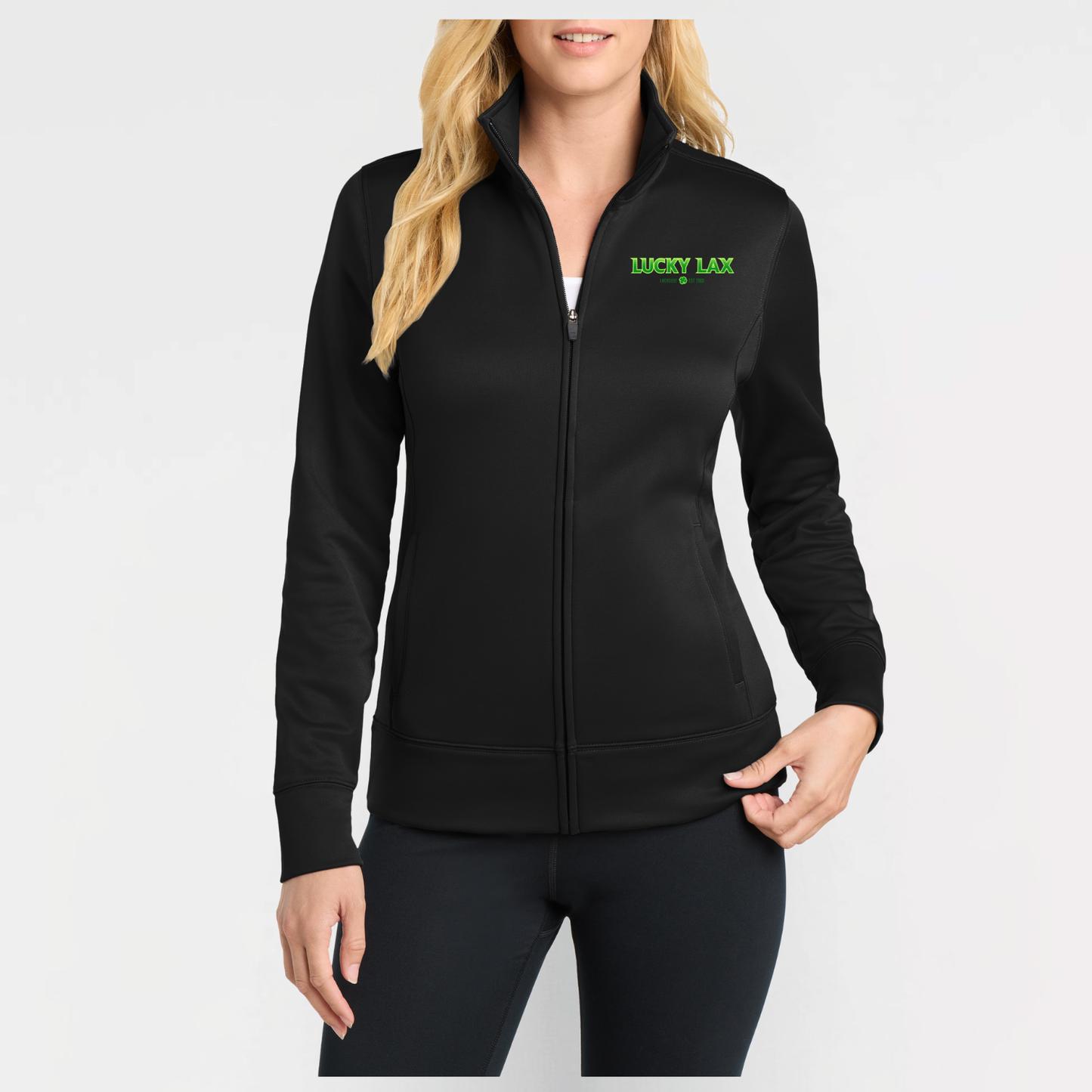 LuckyLax: Women's Full Zip Tech Jacket