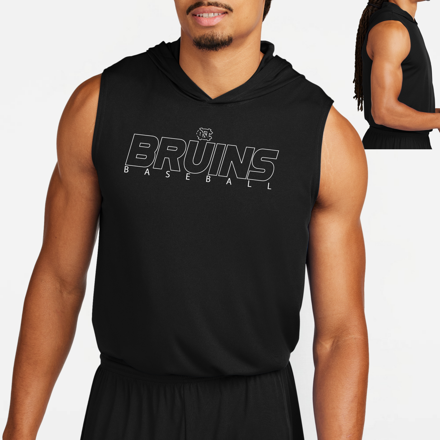 BRUINS: Sleeveless Tech Hoodie