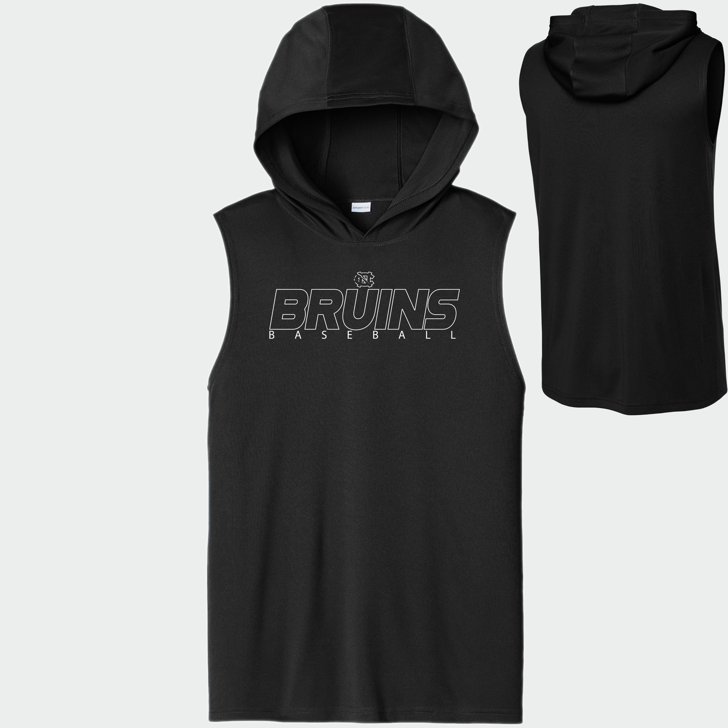 BRUINS: Sleeveless Tech Hoodie