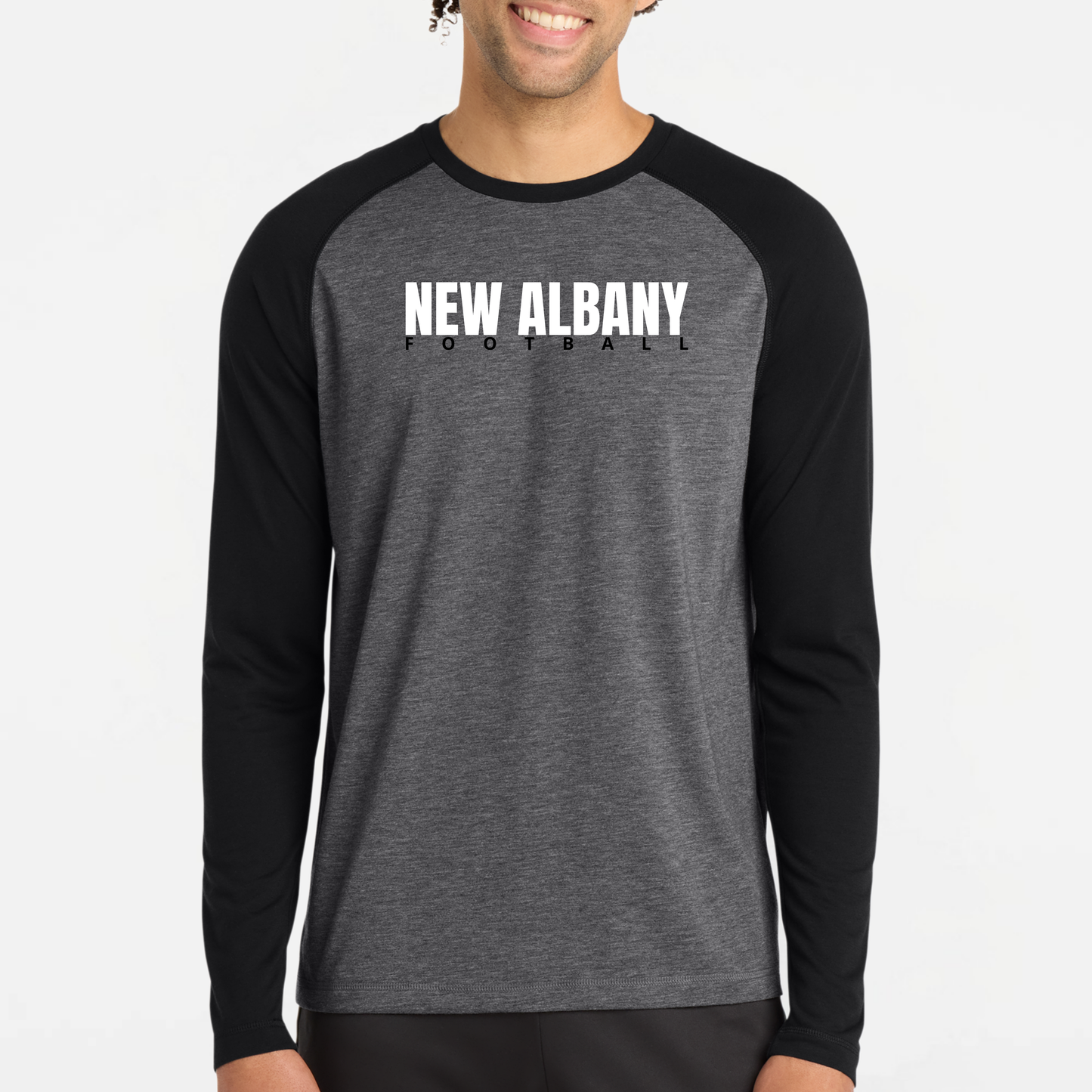 NAFootball: Long Sleeve Triblend Tech Tee