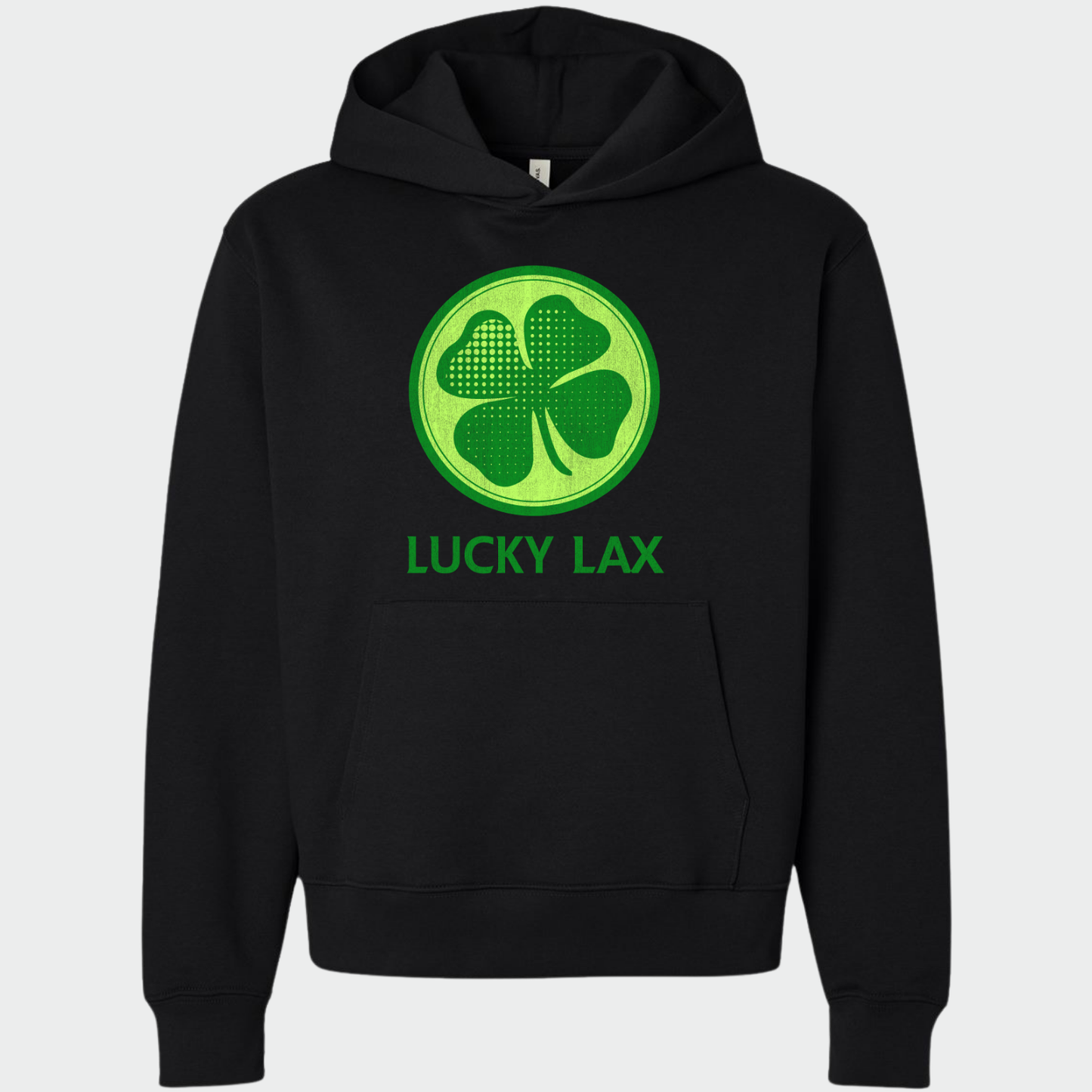 LuckyLax: 10oz Heavyweight Hooded Sweatshirt *distressed print*